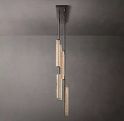 Audubon Modern Crystal Linear Chandelier 54