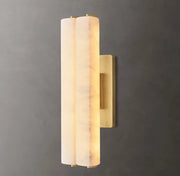 Audubon Modern Alabaster Double Sconce 15