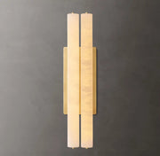 Audubon Modern Alabaster Double Sconce 15