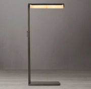 Audubon Modern Alabaster Task Floor Lamp