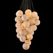 Cluster Alabaster Globe Chandelier