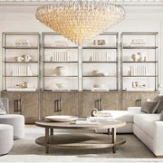 Chiaray Glass Multi-Tier Round Chandelier 61