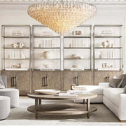 Chiaray Glass Multi-Tier Round Chandelier 61