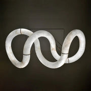 Merlin Scarlett Designer Alabaster Pendant Light