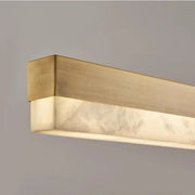 Alabaster Linear Kitchen Island Chandelier