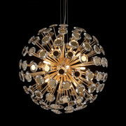 Spherical 18-Light Crystal Chandelier