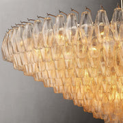 Chiaray Glass Multi-Tier Round Chandelier 61