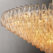 Chiaray Glass Multi-Tier Round Chandelier 61