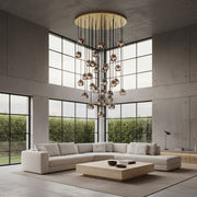 Boule De Cristal Smoke Crystal Chandelier 40