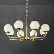 Alabaster Modern Global Dining Chandelier