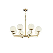 Alabaster Modern Global Dining Chandelier