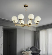 Alabaster Modern Global Dining Chandelier