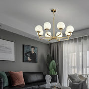 Alabaster Modern Global Dining Chandelier