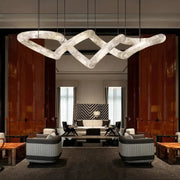 Alabaster Infinity Chandelier