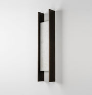 Gabriel Modern Natural Stone Indoor Alabaster Linear Wall Sconce