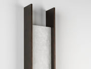 Gabriel Modern Natural Stone Indoor Alabaster Linear Wall Sconce