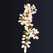 Melano Modern Luxury Linear Glass ball Chandelier Light