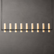 Ravelle Linear Milk Glass Chandelier 71