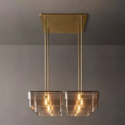 Remy Clear/Smoke Square Chandelier 24