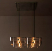 Remy Clear/Smoke Square Chandelier 24