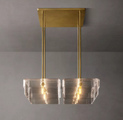 Remy Clear/Smoke Square Chandelier 24