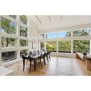 Metal Releaf Horizontal Globe Branching Bubble Chandelier