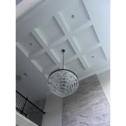 1920s Odeon Crystal Round Chandelier for Living Room, Interior lighting