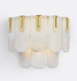 Nadia Alabaster LED Sconce