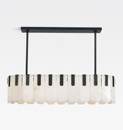 Nadia Alabaster Linear Chandelier 42