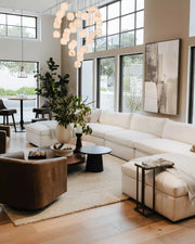 Arica Alabaster Rectangular Modern Dining Room Light Fixtures, Living Room Chandeliers