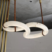 Spain Alabaster Oslo Cable Pendant Light Dining Room