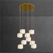 Kybos Alabaster Chandelier Light