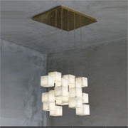 Kybos Alabaster Chandelier Light