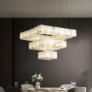 Kybos Alabaster Chandelier Light