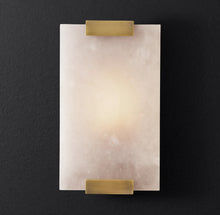 Load image into Gallery viewer, Hand-Carveds Alabaster Sconce H11&quot;