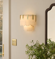 Nadia Alabaster LED Sconce
