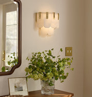 Nadia Alabaster LED Sconce