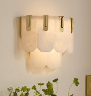 Nadia Alabaster LED Sconce