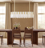 Nadia Alabaster Linear Chandelier 42