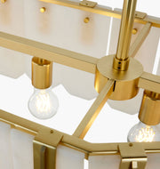 Nadia Alabaster Linear Chandelier 42