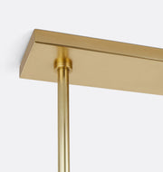 Nadia Alabaster Linear Chandelier 42