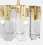 Nadia Glass Linear Chandelier 42