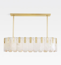 Nadia Alabaster Linear Chandelier 42