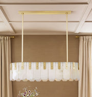 Nadia Alabaster Linear Chandelier 42
