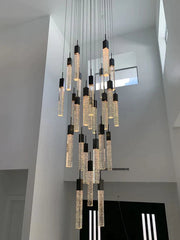 Aria Light Luxury Glacier Bubble Crystsal Chandelier