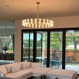 Arcachones Led Round Chandelier 48