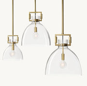 Machinists Glass Cloche Pendant