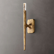 Thaddeus Modern Forged Brass Grand Wall Sconce 20/36''H