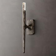 Thaddeus Modern Forged Brass Grand Wall Sconce 20/36''H