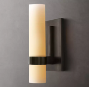 Ravelle Milk Glass  Sconce